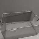 YBM HOME Kitchen Pantry Organizer Wire Basket for Shelves, Cabinets, Pantry, Countertop, Mesh Open Storage Bin Metal Basket for Organizing Food Supplies 12 x 7.8 x 5.8