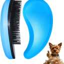 Small Dog Brush- Grooming Tool for Teddy, Yorkies, Maltese, Shih Tzu, Chihuahua - Puppy Hair Brush (Blue)
