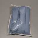 Blue Linen Sheer Curtains 72 Inches Long for Living Room 2 Panel Set Back Tab Light Filtering Privacy Farmhouse Faux Linen Blend Curtain Drapes 72 Length for Window Cabin, Aesthetic Neutral Decor