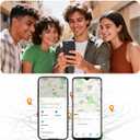 2 x 2-in-1 Air Tracker Tag for iOS & Android - Smart Tags Dual System Bluetooth Finder Compatible with Apple Find My & Android Find Hub, Mini GPS Tracker Item Finders for Keys, Wallet, Luggage, Pet, Bike