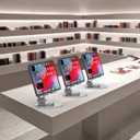 KABCON Swivel Tablet Stand, Aluminum Portable 360Rotating Holder for Desk,Business,Kitchen,Desktop,Table Stand for iPad Pro 9.7,10.5,12.9/Air Mini,Tab,Fire,Nexus,E-Reader-Silver