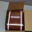 Qinyoung 4 Pcs Football Utensil Holder Football Party Decorations Centerpiece for Table Sports Themed Plastic Chopsticks Holder with 4 Custom PVC Stickers for Kitchen Counter House Decoration