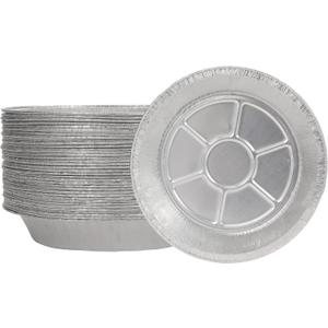 9" Pie Pans (30pack) - Disposable Aluminum Foil Pie Tins,Heavy-duty, Baking Tin Plates, Standard Size
