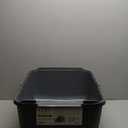 So Phresh Open Cat Litter Box Grey X-Large 22.4" L X 16.9" W X 4.3" H