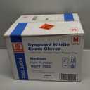 Basic Medical Blue Nitrile Exam Gloves, Latex-Free & Powder-Free Food-Safe House Cleaning Disposable Glove (1000 Pcs)