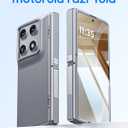 GooseBox for Motorola Razr Fold Case 2026 Phone Case Built-in Screen Protector & Hinge Protection & Hidden Kickstand Razr Fold Case with Full Body Shockproof Protective Phone Case Gray