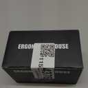 Left Handed Mouse, 2.4G Wireless Left Handed Ergonomic Mouse with 800/1200/1600 Adjustable DPI, 6 Buttons Wireless Vertical Mouse for MacBook/Laptop/PC/Desktop-Black