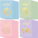 Lincia 48 Pcs Blank Passport Notebook Fake Passport Book Travel Journal Book Bulk Coloring Kids Travel Airplane Activity Classroom Decor School Projects(Macaron Color)