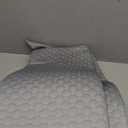 EUHAMS Queen Size Bed Wedge Pillow - Bed Gap Filler Mattress Wedge Headboard Pillow Close The Gap 0-7" Between Your Headboard and Mattress or Wall for Sleeping Backrest Pillow (60"x10"x6" Gray) (Grey)