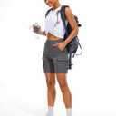 AFITNE Women's 5"/ 7" Hiking Cargo Shorts Quick Dry Lightweight Summer Athletic Running Shorts with Pockets UPF 50+ (XL)
