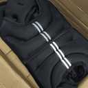 Poudee Weighted Vest, 6LB Weight Vest for Men Women, Body Weight Vests Adjustable with Reflective Stripe for Strength Training, Running, Training Workout, Jogging, Walking - 6LB