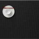 Chilewich Mini Basketweave Placemats in Dark Walnut - Set of 4 - Easy Care Woven Tabletop Textiles - Indoor/Outdoor - 19" x 14" Rectangle