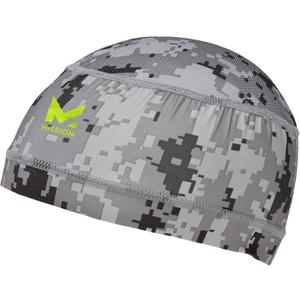 MISSION Cooling Helmet Liner - Lightweight & Breathable - Cools Up to 2 Hours - UPF 50 Sun Protection - Machine Washable (Digital Camo Gray)