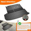 Cargo Liner for 2026 2025 2024 Grand Highlander Accessories, Cargo Mat Seat Backrest 2 in 1 Mat All-Weather TPE Back Seat Protector Trunk Mat for Grand Highlander Accessories