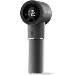 Handheld Portable Fan, 6-Speed Powerful Mini Personal Fan, Rechargeable 5000mAh Battery with Up to 15 Hours Runtime, Pocket Turbo Fan with Smart LED Display, Ideal for Travel, Camping, Makeup