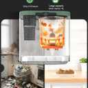 Growell 4L Electric Composter for Kitchen, Smart Countertop Compost Bin with Visible Window,Odorless & Low Noise, Auto-Cleaning,Turn Food Waste into Fertilizer, Food Waste Compost Indoor Machine, EC01