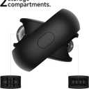 SURITCH Case for Loop Earplugs, Portable Storage Container for Earplugs & Accessories, Black