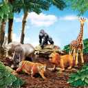 Learning Resources Jumbo Jungle Animals, Animal Toys for Kids, Safari Animals, 5 Pieces, Ages 18 months+