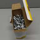 250pcs #10 x 1-1/2" White Hex Head Self-Drilling Metal Roofing Screws, EPDM Washer, Colored Head, Sheet Metal Roof Screw with Hex Driver Bit