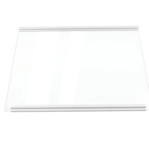 W11697465, W11351248 Glass Crisper Cover Compatible with for whirlpool, maytag, ikea Refrigerator(some models, not all), Glass Shelf for Crisper Pan Cover W11449890, W11205398, W11162439 etc.