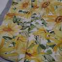 Artoid Mode Yellow Daisy Summer Floral Runner Rug, Spring Home Decor Low-Profile Non-Slip Washable Area Rug for Kitchen Entryway Bedroom Living Room Laundry Room Indoor 2x10 Feet