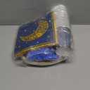 Eid Mubarak Decorations for Home - 70pcs Ramadan Decorations include Blue Gold Star Moon Balloons and Eid Mubarak Banner for Ramadan Decor