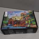 Overwater Cabin Mini Building Set with Light, 2423 PCS Wooden Forest House Building Block Toy with Boat Bike Animals, Home Decor Treehouse Construction Model Kit for Adults Teens Boys Girls 12+