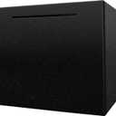 Piggy Bank for Adults Must Break to Open Stainless Steel Money Box Metal Saving Bank Unbreakable Savings Box Money Bank Cash Coin Jar 7.9 inch Black
