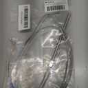 K-Type Thermocouple Temperature Sensors 0~6002M/6.6Ft Wire Probe Length 100mm Two Wire 1005mm Stainless Steel Probe Temperature Detector Temperature Gauge