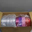 Fovths 72 Pieces Heart Shaped Cake Pans 23 Ounce Aluminum Foil Heart Shaped Cupcake Pans with Lids Disposable Extra Large Dessert Flan Baking Cups for Valentine Cooking, Red, Purple, Pink and Hot Pink