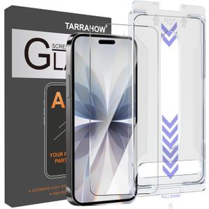 2 x 2 Pack Anti-Reflective Screen Protector for iPhone 17/16 Pro [6.3 inch] | Military Grade 9H Full Edge Coverage Tempered Glass, AR Ultra-HD, Easy Installation Kit, Dynamic Island & Case Friendly