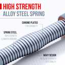 Zenooze's Power Twister Flex Bar, The Ultimate Upper Body Exercise Equipment for Strengthening Your Chest Workout, Shoulders,Biceps, Arms, Forearm Strengthener, Resorte para Hacer Ejercicio
