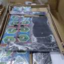 DRM 4FT 4 in 1 Folding Muliti Sports Game Table, Combo Table - Pool/Snooker Table, Air Hockey Table,Table Tennis Table,Football Table with Storage Box