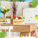 Wesiti 6 Pcs Crystal Glass Fruit Decor Strawberry Apple Peach Lemon Pomegranate Fruit Figurines Collectibles Blown Glass Decor Tabletop Centerpiece Decoration for Home Birthday Kitchen Wedding