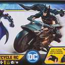 DC Comics, Batman Stealth Remote Control Batcycle with 12" Batman Action Figure, Super Hero Kids Toys for Boys and Girls Ages 4 & Up