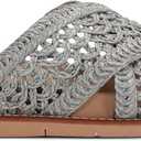 Earth Women's Flurry Flat Sandal (6.5, Medium Blue 420)