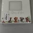 Baby Book Keepsake - Baby Memory Book Boy or Girl New Parents I First 5 Year I Faux Leather, Gender Neutral, Safari Theme w/ Gold Foil Stamp - Baby First Year Book Journal Scrapbook Photo Album Shower