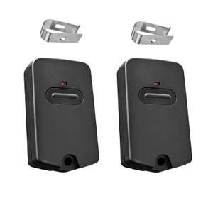 Gate Opener Remote Replacement for GTO Mighty Mule Gate Opener Remote Control FM135 RB741 Single Button 9 DIP Switch of 3 Positions 318MHZ-2 Pack
