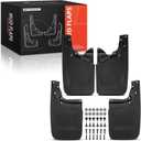 A-Premium Mud Flaps Compatible with Toyota Tacoma 2005-2015, No Drilling Required Mud Guards with Hardware Accessories, Set of 4 Front and Rear