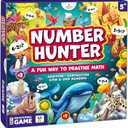 Number Hunter Math Board Game  Addition & Subtraction Games for Kids Ages 4-8  Fun Educational STEM Game for Kindergarten, 1st-3rd Grade, Homeschool & Family Game Night