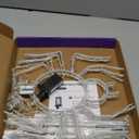 YOUNGAR Halloween Spider Outdoor Lights,3 Pack LED Spider Walkway Lights, Purple Garden Stake String Lights with Timer Memory and 8 Modes for Halloween Party Porch Yard Pathway Decor