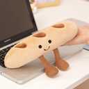 Baguette Plush Pillow，10" Funny Food Plushies，Soft Food Stuffed Animals Kawaii Birthday Gifts for Teen Boys