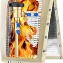 Backflow Preventer Pipe Insulation Cover (5F), 24"X30" Thicker Pressure Vacuum Breaker, Water Well Pump Sprinkler Valve for Winter Freeze Protection, Khaki