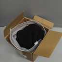 Tatuo 3 Pcs Computer Office Chair Cover Universal Rotating Chair Slipcovers Protector Removable Washable Office Armrest Covers with Zipper for High Back Seat Backrest(L,Waffle,Black)