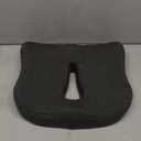 Memory Foam Seat Chair Cushion for Relieves Back Sciatica Pain Tailbone Pain Coccyx Degenerating Disc Orthopedic Osteoarthritis Prostate Cushion Low Back Pain Cushion Hip Shaping (Dark Gray)