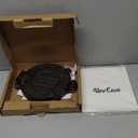 Uno Casa Cast Iron Tortilla Press 8 Inch - Tortilla Maker Press, Pre-Seasoned Roti Maker with 100 Pcs Parchment Paper, Heavy Duty Quesadilla Maker - Pataconera for Flour Tortilla, Tawa