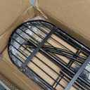 EHONXI Plant Stand Outdoor Indoor 2 Tier Metal Pland Stand, Detachable Heavy Duty Tall Plant Shelf Rack Flower Pot Holder for Patio Garden Balcony Living Room, Distressed Vintage Black