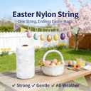 UV Resistant White Nylon String,1000ft 2mm Nylon Cord Twine for Garden Tomato Climbing Plants Floristry Fishing Wrapping Camping Outdoor Survival Netting Home Improvement