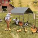80"×40" Chicken Coop Black