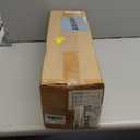 Kempf Black Border Coco Coir Doormat, 24" x 60", Non-Slip Backing, Heavy Duty Natural Fiber Front Door Welcome Entrance Mat, Low Clearance, Outdoor Indoor